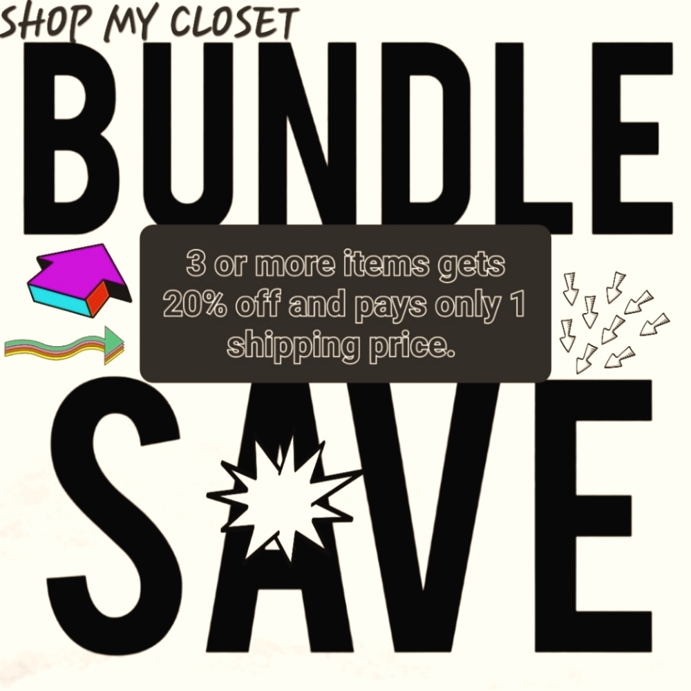 Bundle & Save Shop My Closet Any 3 Items in a Bundle 20% off